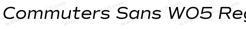 Commuters Sans W05 Regular字体转换
